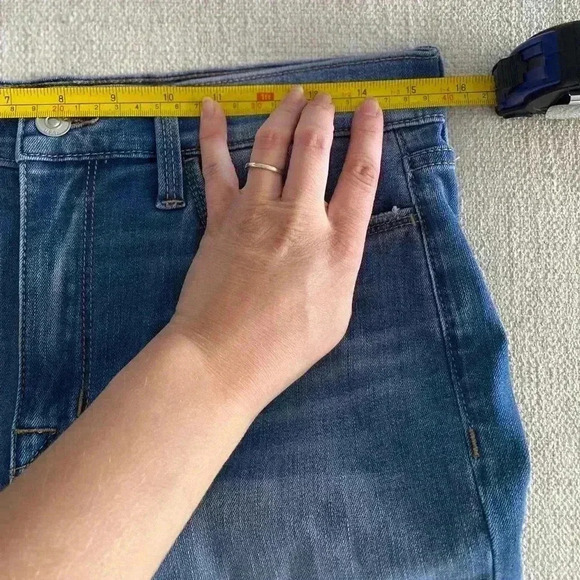 NWOT Hudson Blair High Rise Distressed Super Skinny Ankle Size 29 - Picture 9 of 12